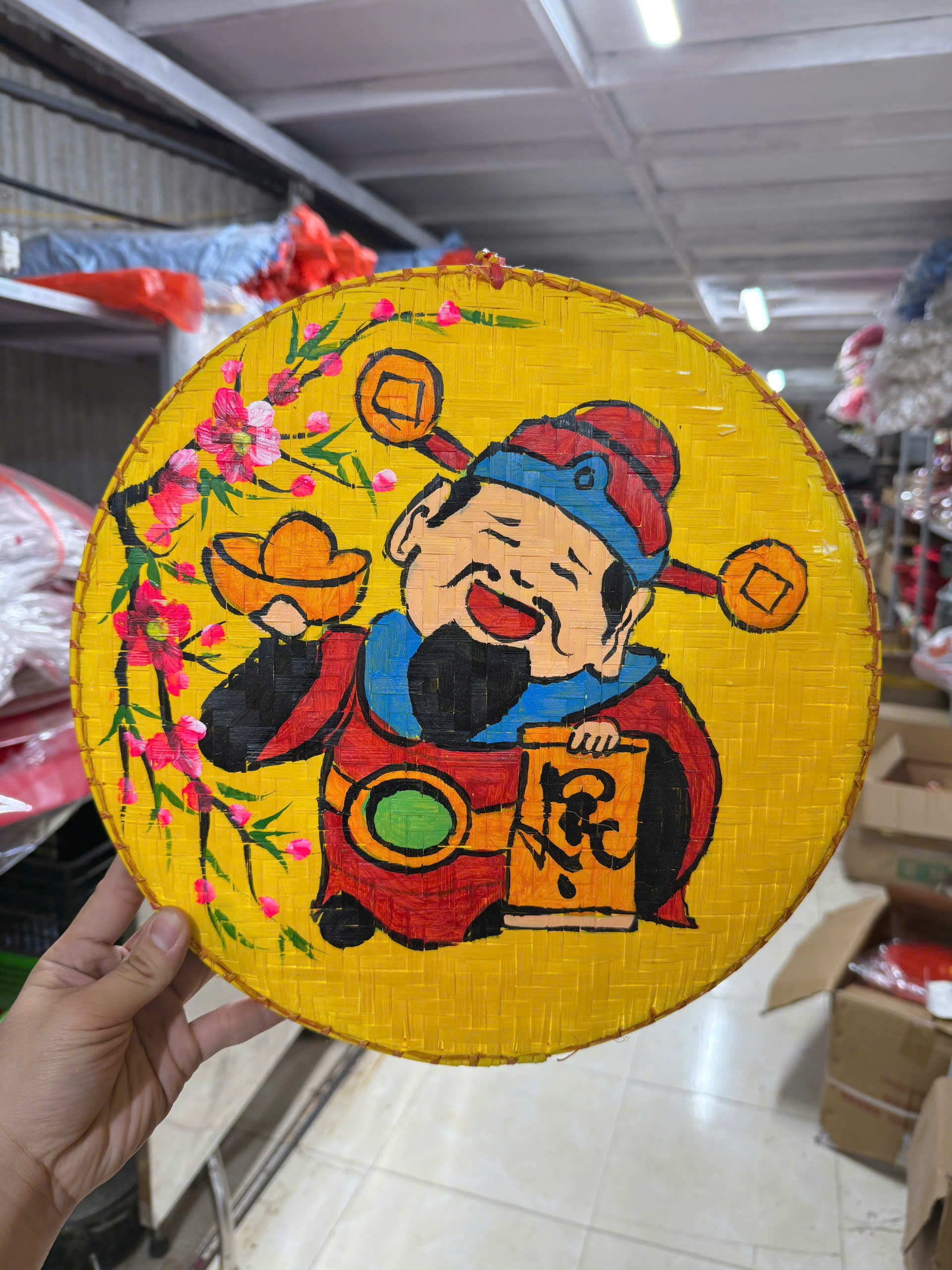 Mẹt vẽ tay ngày Tết