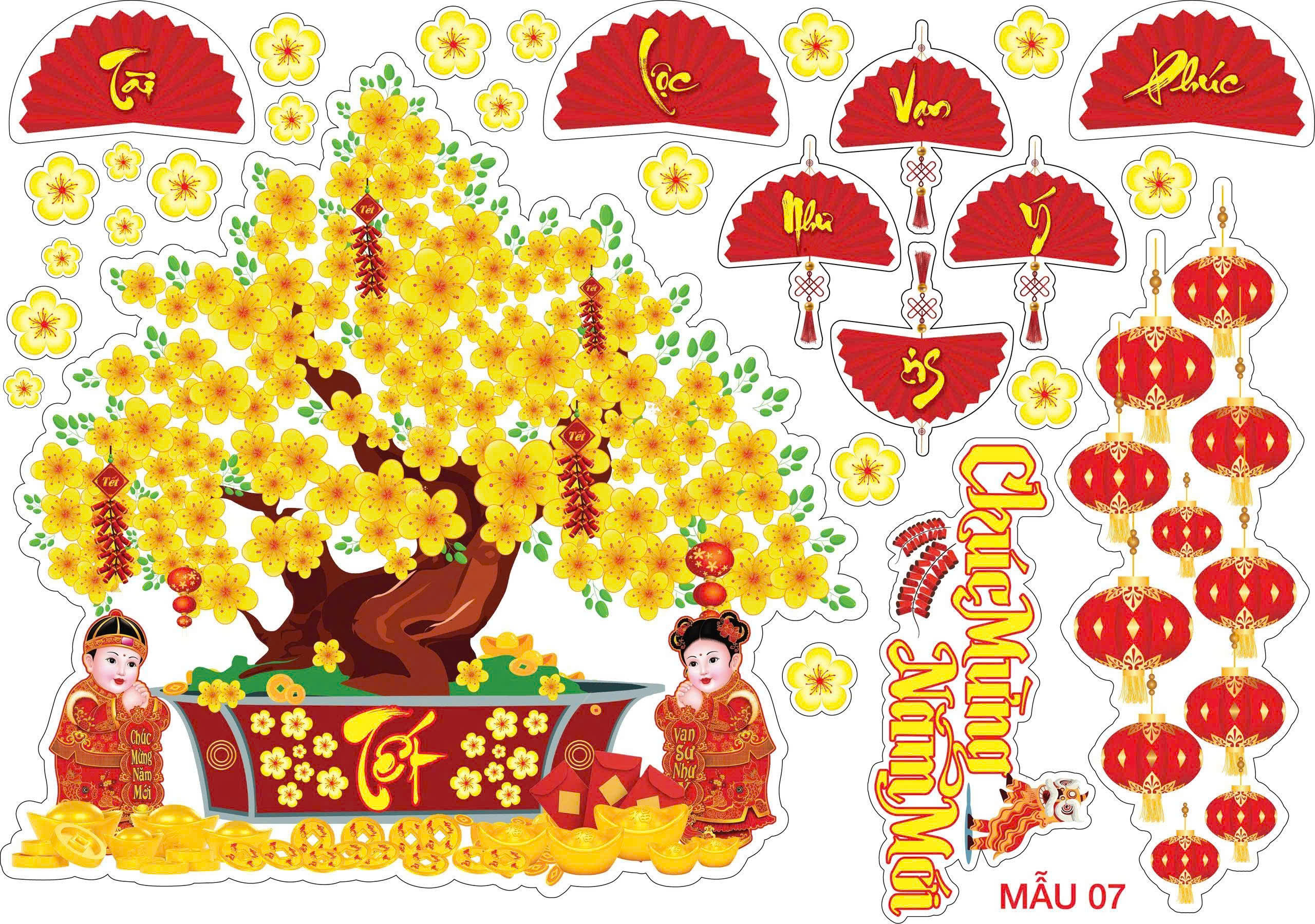 Decal dán kính trang trí - Ảnh 7