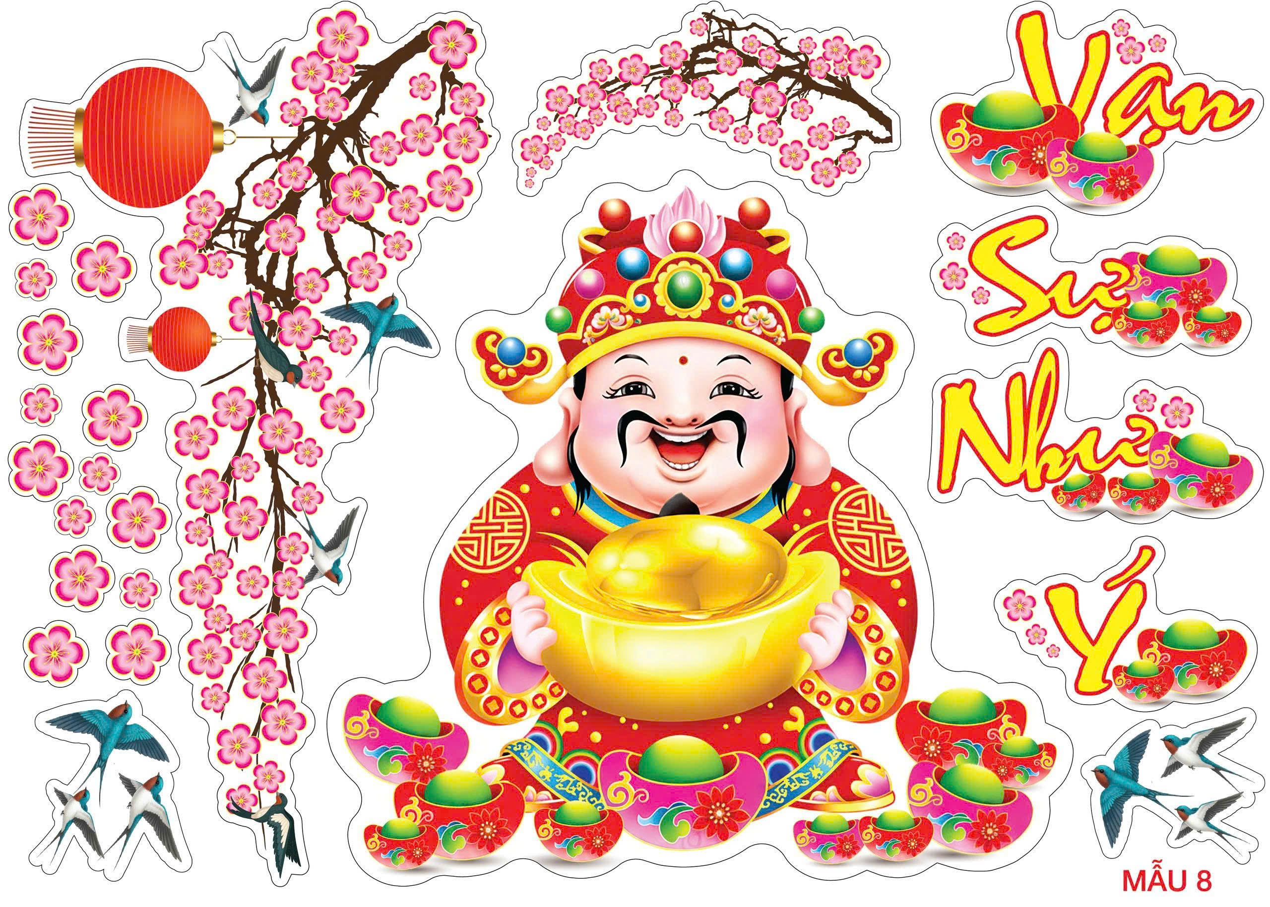 Decal dán kính trang trí - Ảnh 6