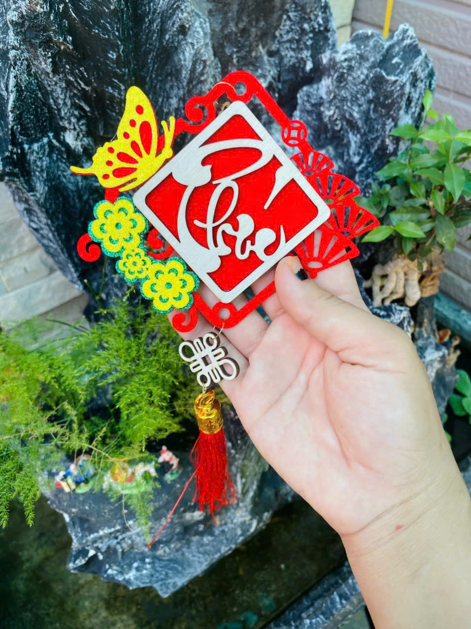 Dây treo chữ thư pháp - Ảnh 5