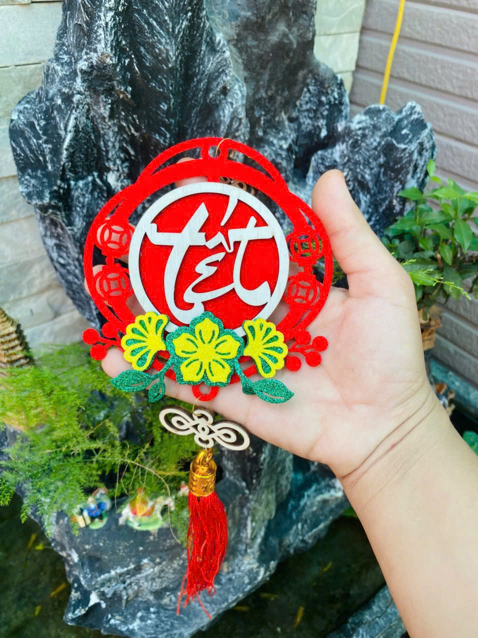 Dây treo chữ thư pháp